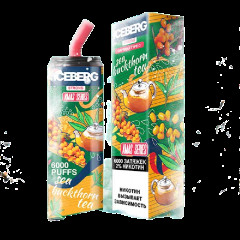 Электронная сигарета ICEBERG XXL 6000 Облепиховый Чай